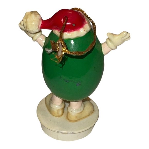 Vintage 1988 M&M's Peanut Candy Tube Topper Ornament - Picture 3 of 11